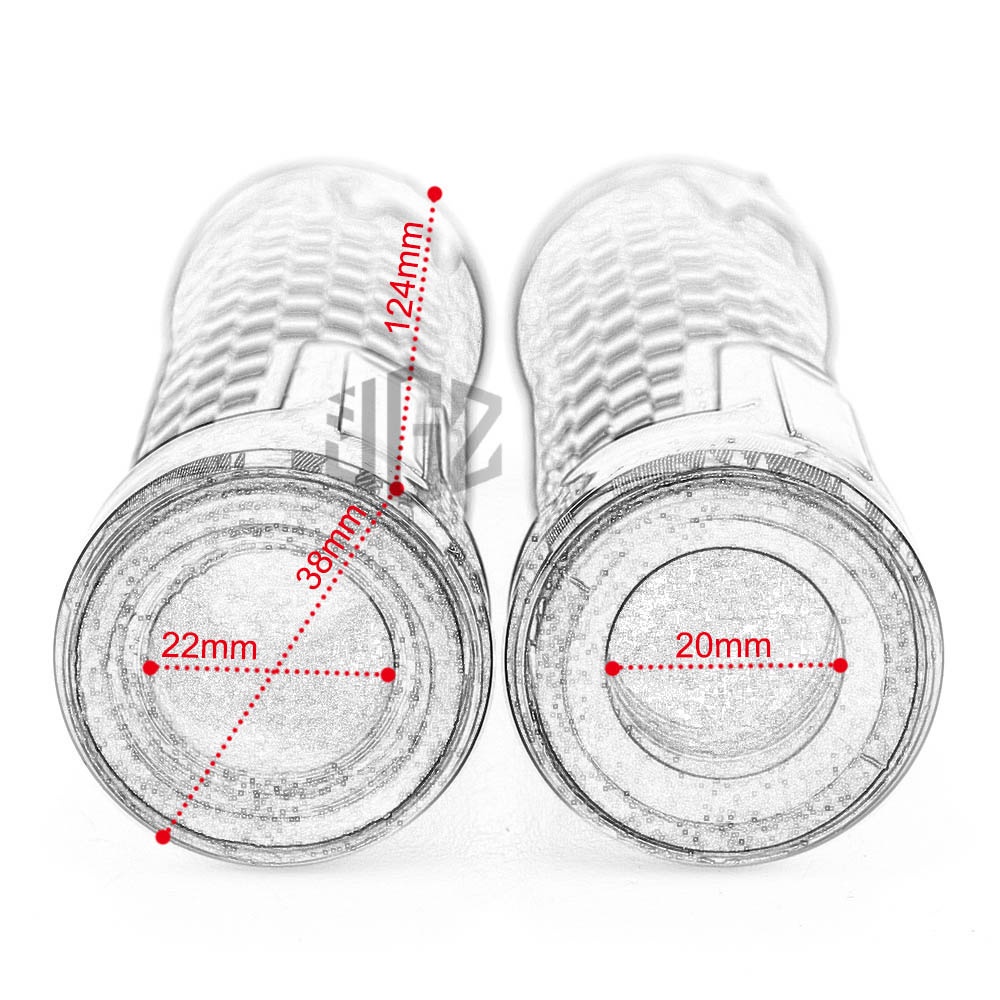 Vỏ Bọc Tay Lái Xe Máy Bằng Cao Su Gel Họa Tiết Sợi Carbon Cho HONDA CMX Rebel 500 300 1100 CMX300 CMX500 2017-2020 2021