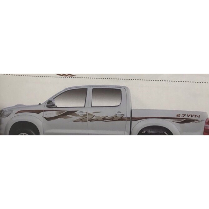 Tem dán xe, decal trang trí ô tô dùng cho xe bán tải Triton, BT50, Colorado, Navara, Ford Ranger