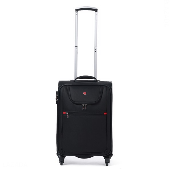 Vali vải du lịch SAKOS CHAMPION 6 (Size Trung/ 6 Tấc/ TSA/ Màu Đen)(Free Ship)