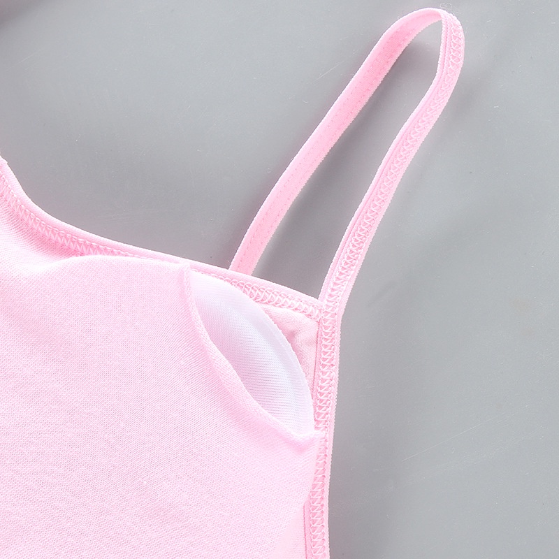 Áo Ngực Cotton Mềm Co Giãn Kháng Khuẩn Có Đệm Ngực Tháo Rời Được An Toàn Dành Cho Bạn Gái Tuổi Teen 8-16 Tuổi