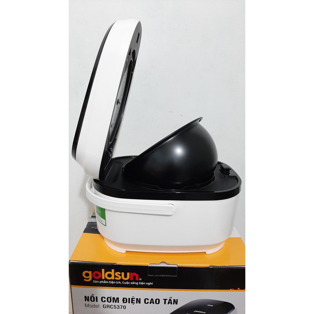 Nồi Cơm Điện Cao Tần Goldsun GRC5370 Chính Hãng 1300W dung tích 2,8 lít công suất 1300W Bảo hành 12 tháng