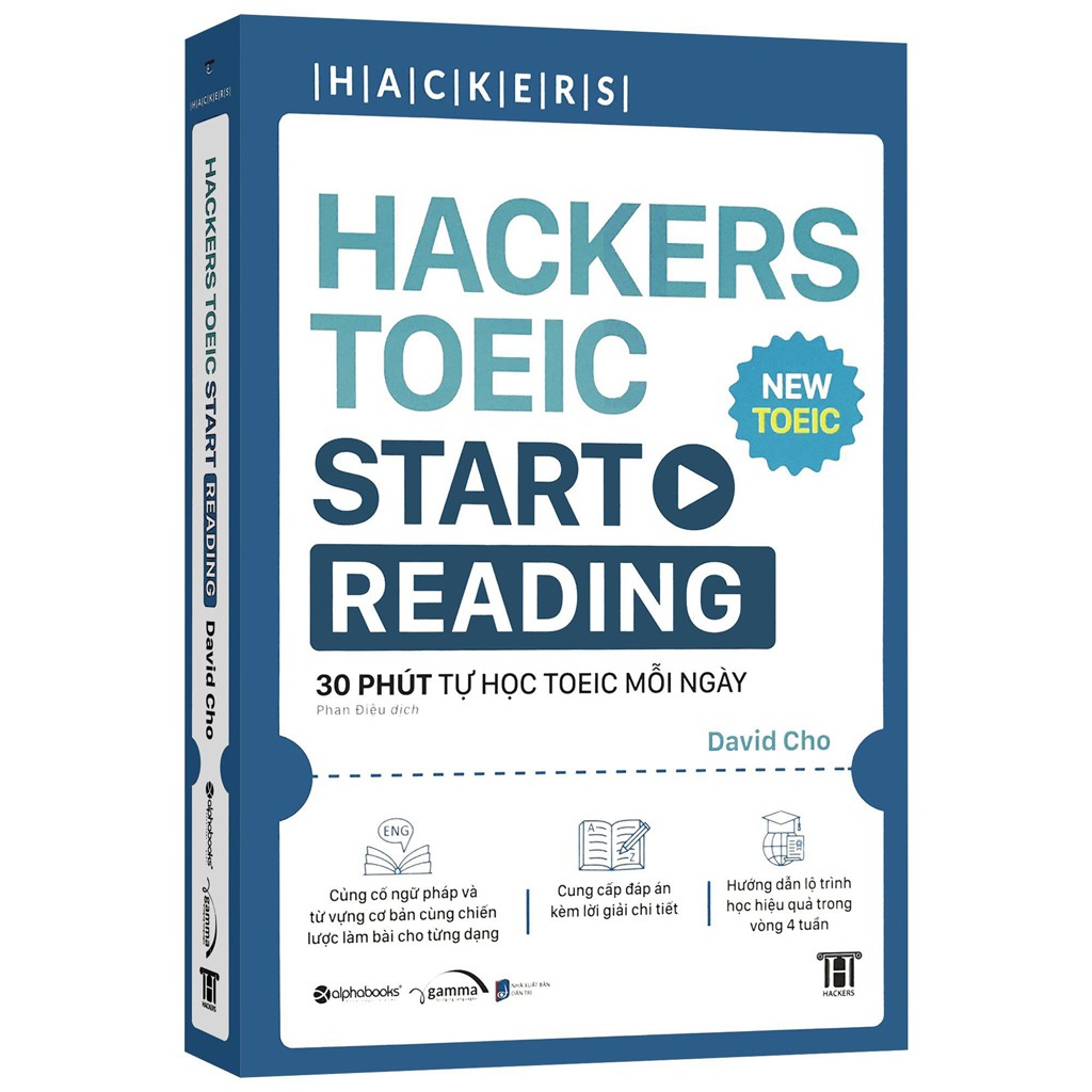 Sách - Hackers Toeic Start Reading (30 Phút tự học TOEIC mỗi ngày)