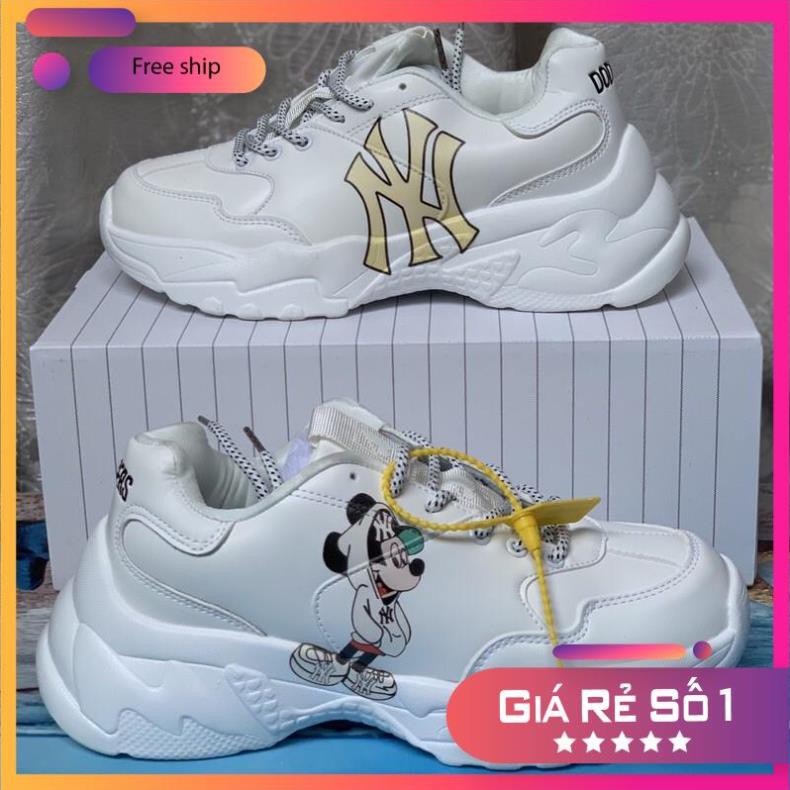 Giày Sneaker Nam Nữ Đế độn Mib Chữ in 3D Hot Trend
