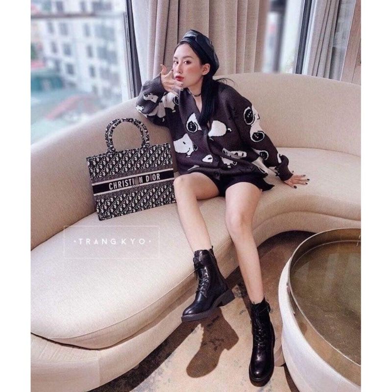 Túi xách nữ big size thổ cẩm mẫu mới tặng kèm khăn