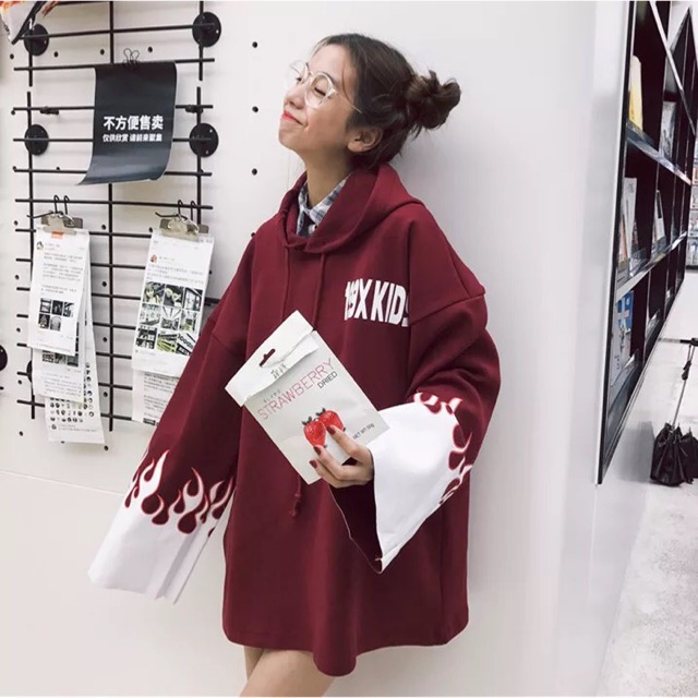 Áo Hoodie tay oversize siêu chất