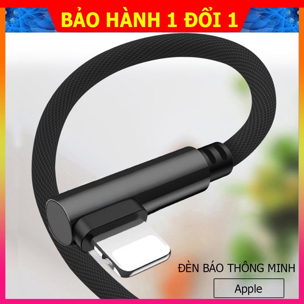 [Mã ELMSM3 giảm 20K đơn bất kì] Cáp sạc nhanh hình chữ L bọc dù chống đứt cho điện thoại và máy tính bảng | BigBuy360 - bigbuy360.vn