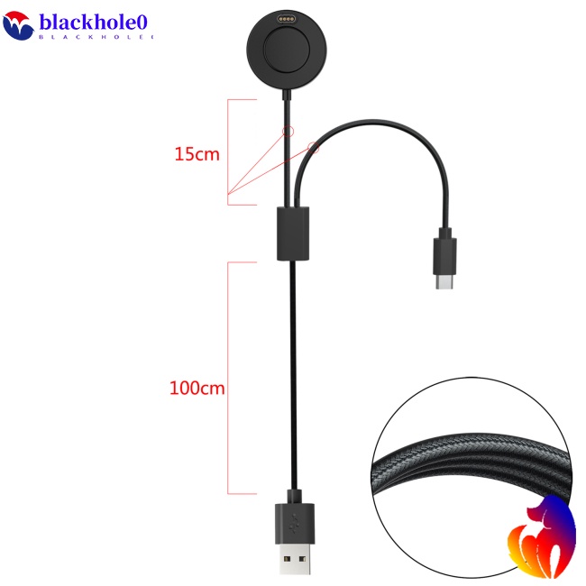 Dây Cáp Sạc Truyền Dữ Liệu Đầu Tròn Cho Garmin Fenix 7 6 5 Venu2