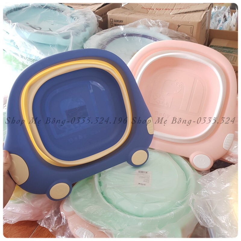Chậu rửa gấp gọn hình ô tô cho bé