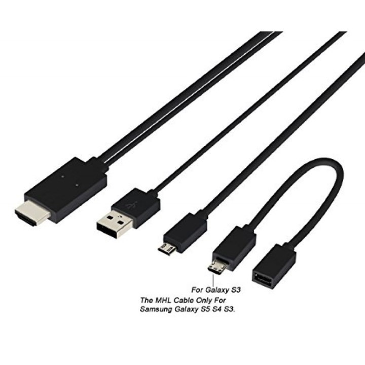 Dây Chuyển Đổi Tín Hiệu Từ Điện Thoại Lên Tivi Hdmi Mhl Kit