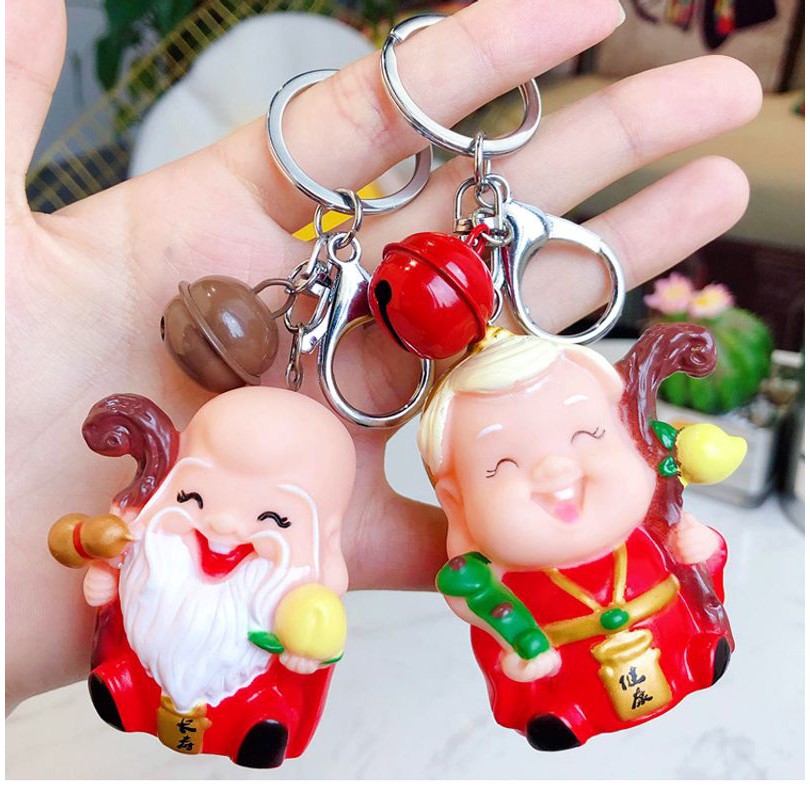 Móc Khóa Ông Thọ, Bà Thọ {S71}