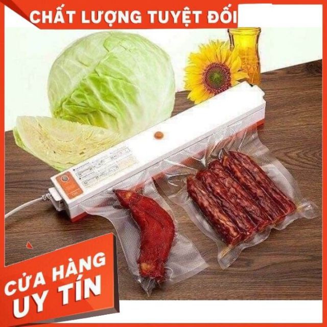 Máy Hút Chân Không Fresh Pack Pro MINI Gia Đình, Hàng Chuẩn, Công Nghê Nhật Bản, Hút Xong Tự Động Hàn Miệng Túi