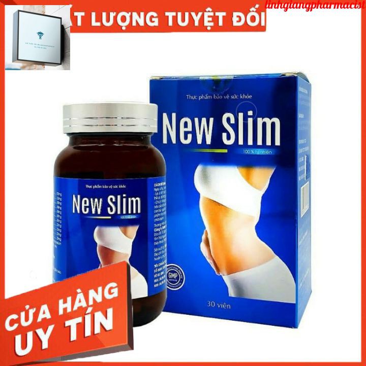 (chính hãng)Viên uống giảm cân nhanh  an toàn, hiệu quả New Slim. Hộp 30 viên