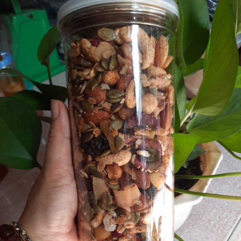 Hủ HẠT GRANOLA LOẠI VIP HỦ PET 500GR