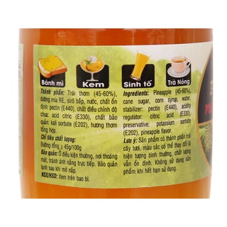 Mứt thơm, mứt dứa Golden Farm (210g)