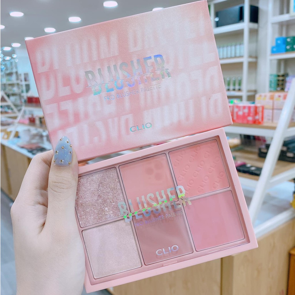 Bảng phấn má hồng Clio Pro Blusher Palette