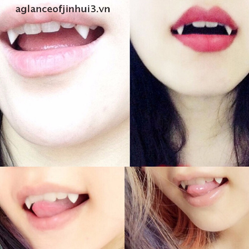 * Afhvn * * Răng Nanh Giả Hóa Trang Ma Cà Rồng