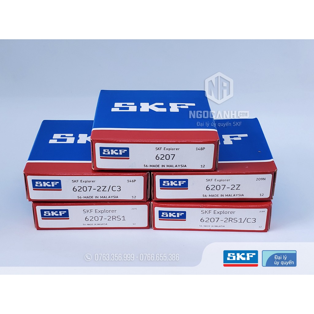 Vòng bi bạc đạn 6207 SKF chính hãng