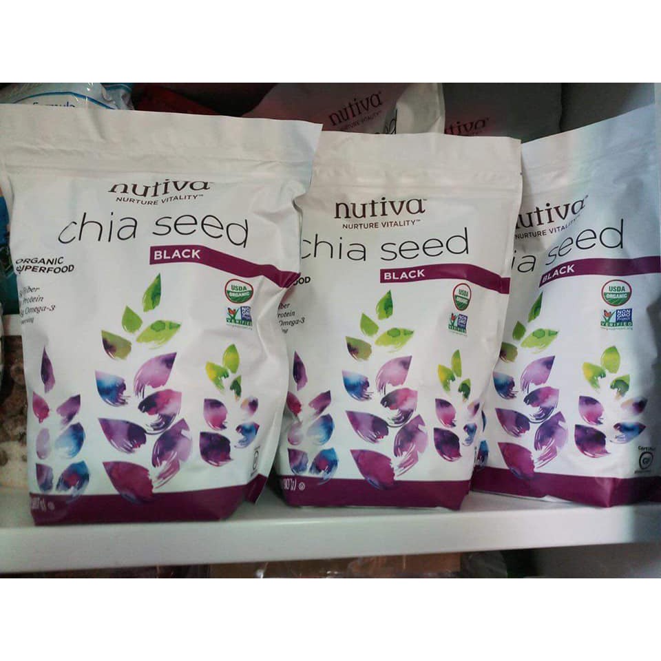 Hạt Chia Nutiva Chia Seed 907g🍎FREESHIP🍎Hạt chia MỸ- MẪU MỚI, Hạt chia giảm cân