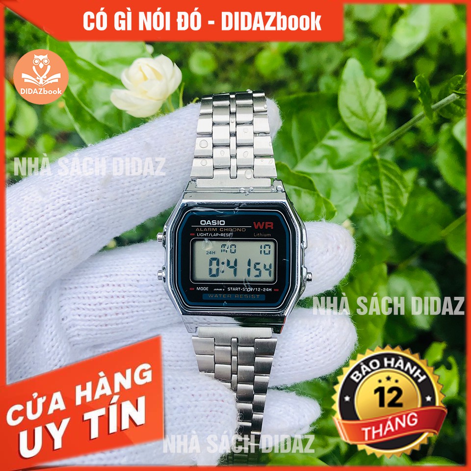 Đồng hồ điện tử nam nữ A159WR-CLASSIC chống nước vintage