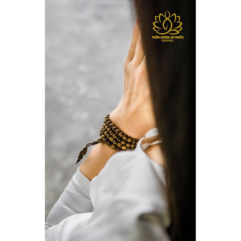 [Mã FAJGT8 giảm 15% đơn 99K] Vòng Trầm Hương An Nhiên 108 Hạt - 6mm -Nữ - Trầm Hương Tự Nhiên Cao Cấp | BigBuy360 - bigbuy360.vn