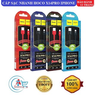 Cáp sạc nhanh hoco x14 pro iphone/ipad chính hãng - hoco me3 lighning - bh 12 tháng