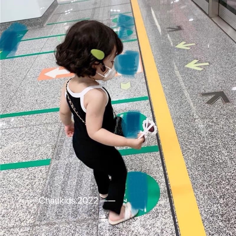 Bộ DÂY ĐEN bé gái mã 44055