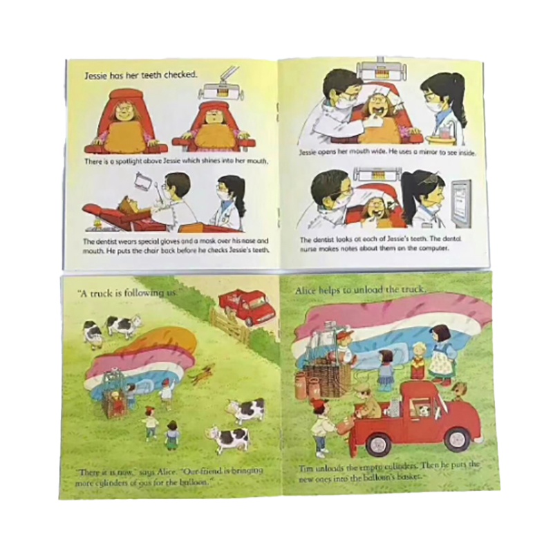 20Books/Set Kids Usborne Story Picture Books Children Baby Famous Story English Child Book Farmyard Tales Eary Education
