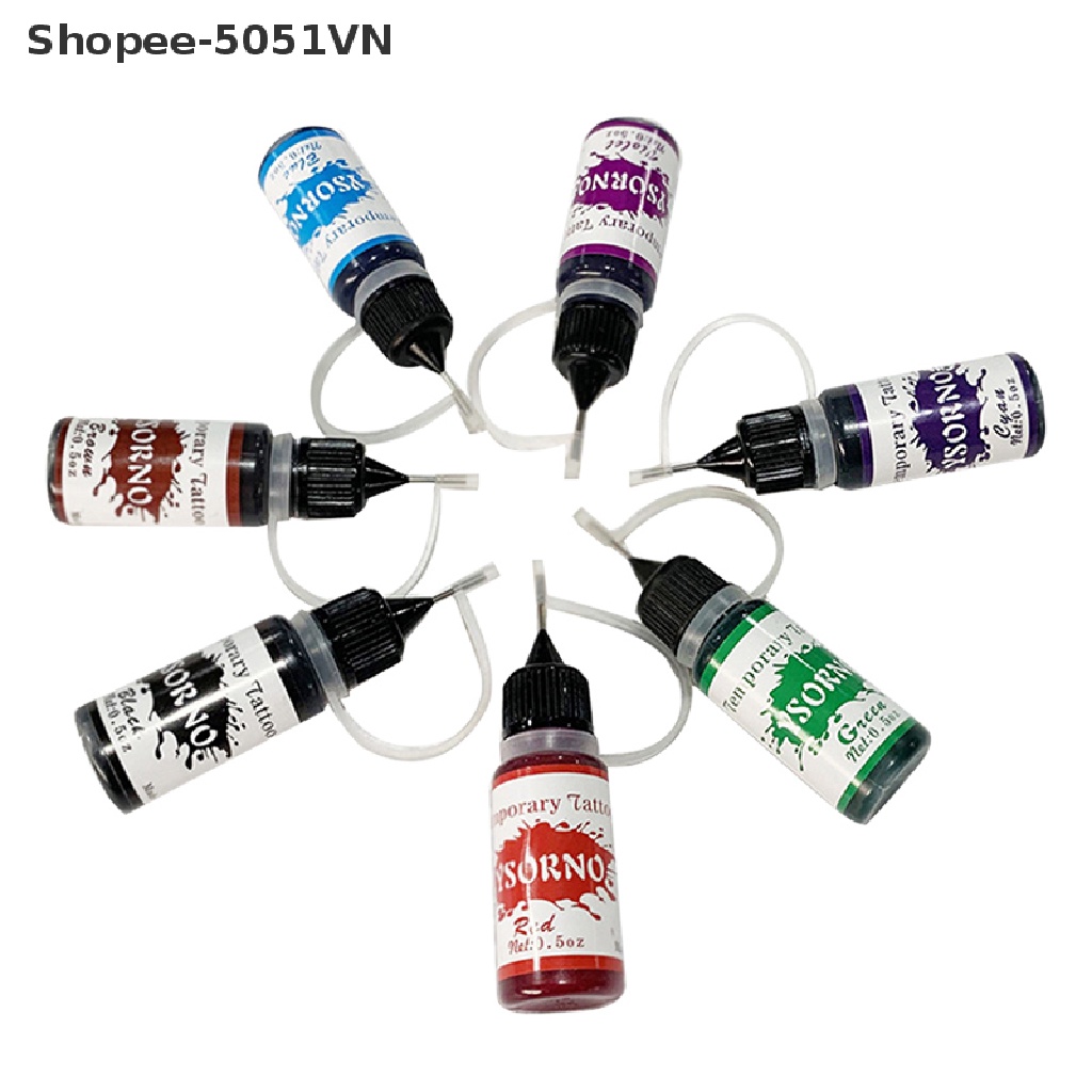 Mực Xăm Bán Vĩnh Viễn Tự Nhiên 10Ml