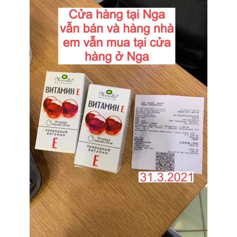 Vitamin E Mirrolla | Thế Giới Skin Care