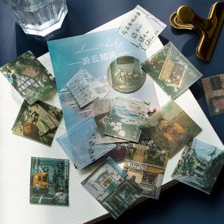 100 sticker lưu giữ kỷ niệm trang trí nhật ký sổ lưu niệm