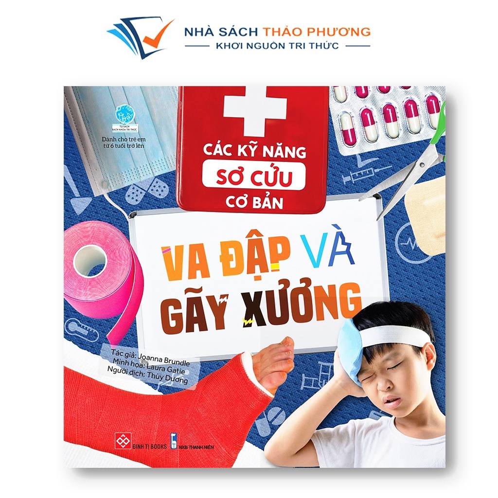 Sách - Các kỹ năng sơ cứu cơ bản - Bộ 4 quyển, lẻ tùy chọn