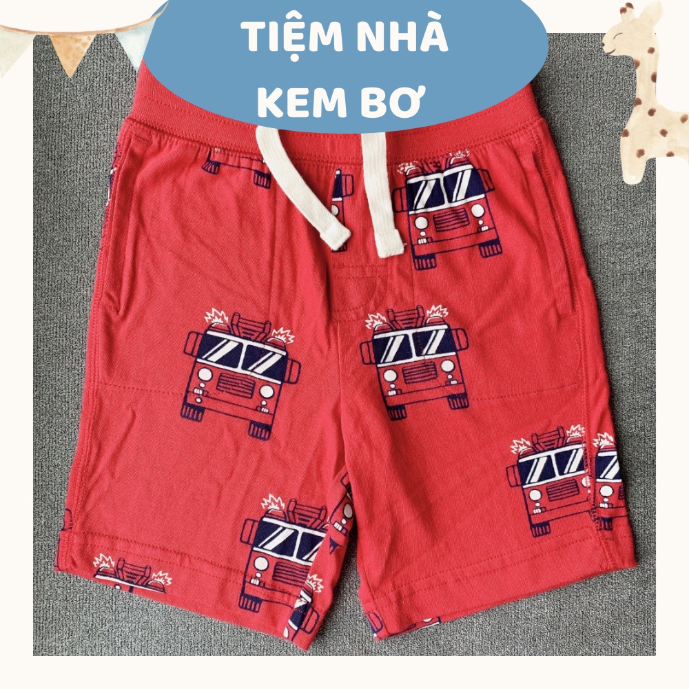 Quần Đùi Quần Short Cotton Bé Trai 1-5 Tuổi