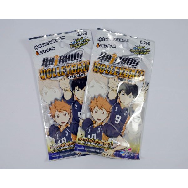 Bộ cờ bóng chuyền Haikyu - Gói mở rộng HV-01 - 6 quân cờ/gói