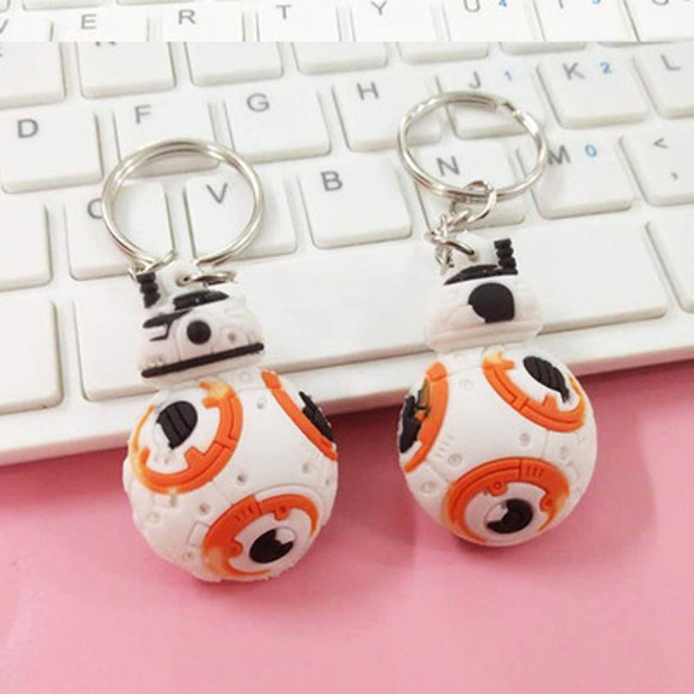 Móc Khóa Xe Hơi Hình Nhân Vật Yoda Trong Phim Star Wars 3D Bằng PVC