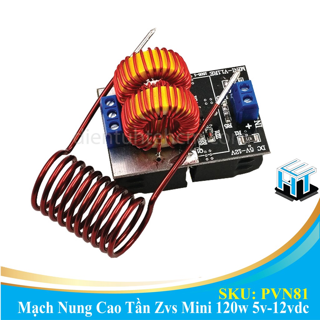 Mạch Nung Cao Tần Zvs Mini 120w 5v-12vdc