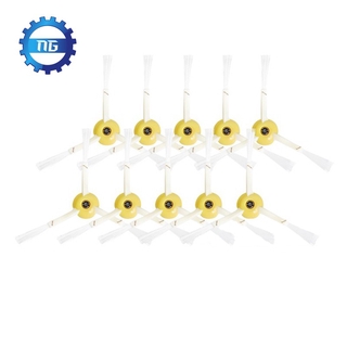 Set 10 Cọ Quét 3 Cánh Cho Robot Hút Bụi Irobot Roomba 800 Series 870 / 880 / 900 Series 980