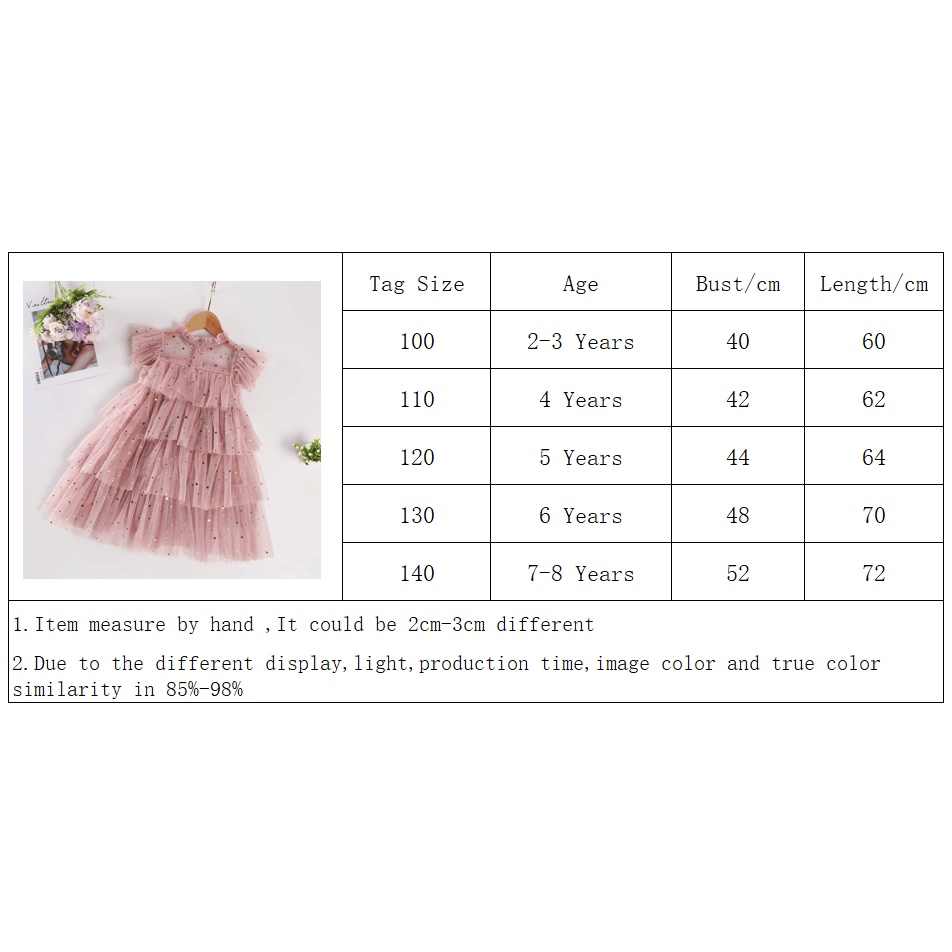 Đầm Múa Ballet Đính Hoa Lấp Lánh Thời Trang Mùa Hè Xinh Xắn Cho Bé Gái 3-8 Tuổi