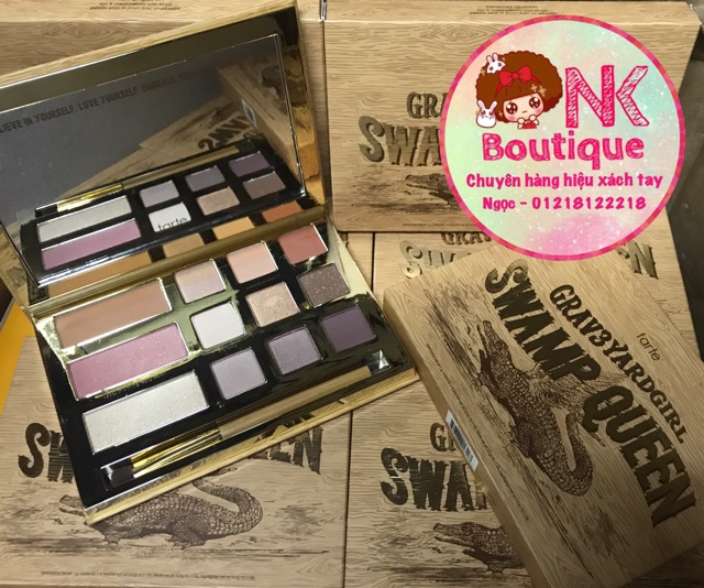 Bảng Phấn Mắt Đa Năng Tarte Swamp Queen Eye & Cheek Palette