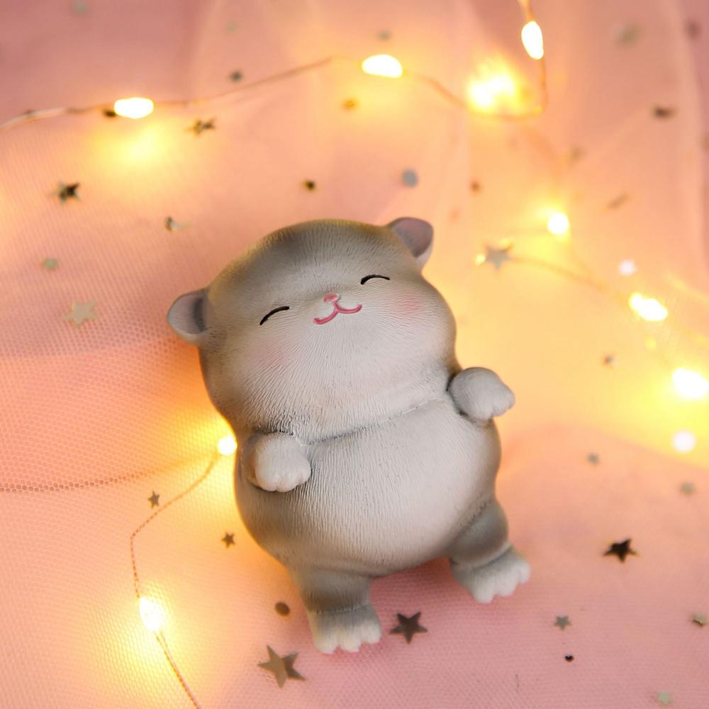 Mô Hình Chú Mèo Dễ Thương Dùng Trang Trí Nhà Cửa