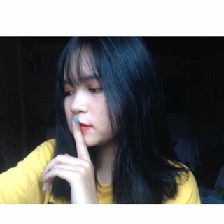 Nhuộm tóc màu xanh đen dương