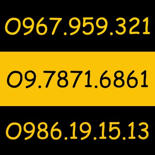 Sim 09 viettel số dễ nhớ