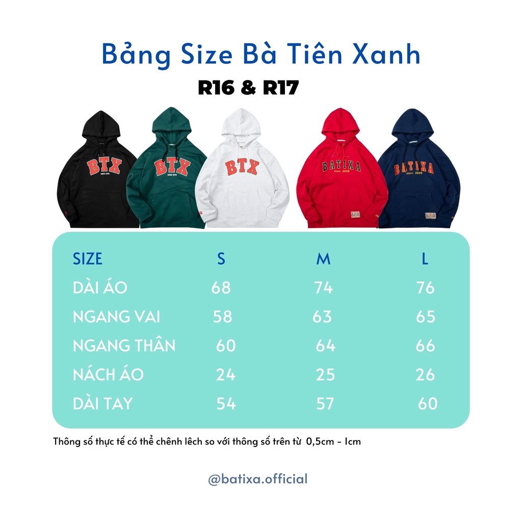 Áo Hoodie Nam Nữ  Nỉ Có Mũ Form Rộng Hai lớp Thêu Chữ In Logo Lớn Cực Chất R17 Thời Trang Unisex Local Brand Chính Hãng