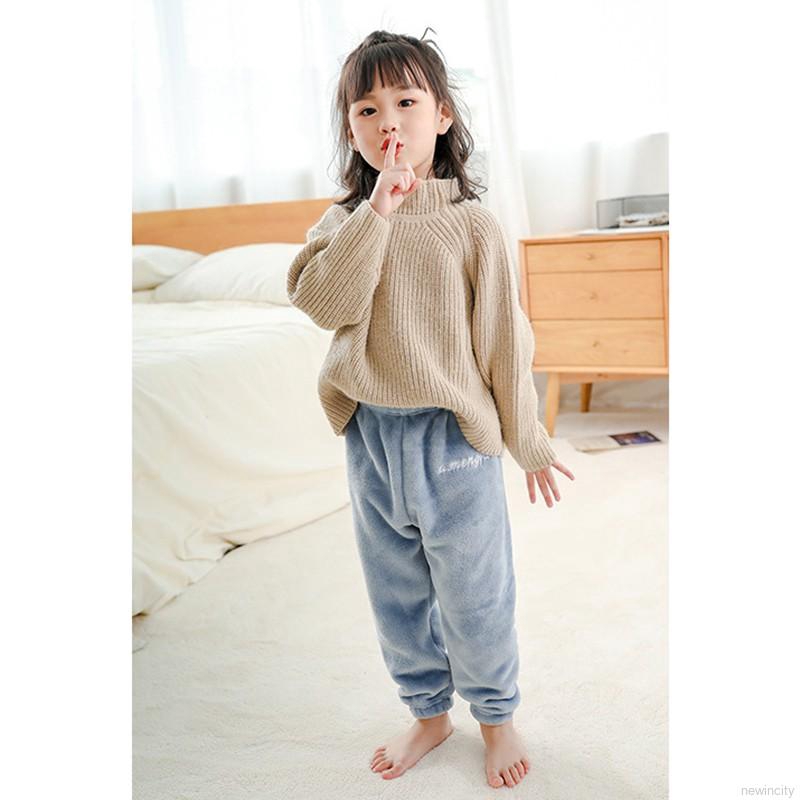 Quần ngủ màu trơn gồm nhiều mẫu màu tùy chọn cho trẻ em