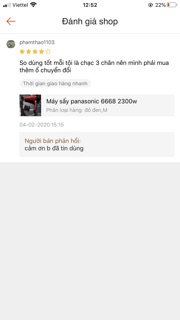 Mấy sấy panassnic 6668 2300w
