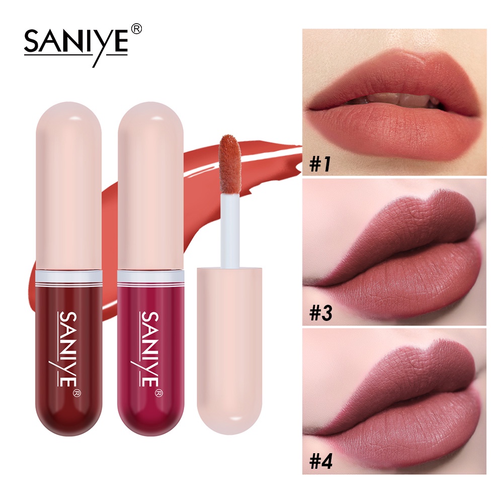 Son môi SANIYE L1135 mini dạng viên nhộng có 13 màu tuỳ chọn 1.7ml