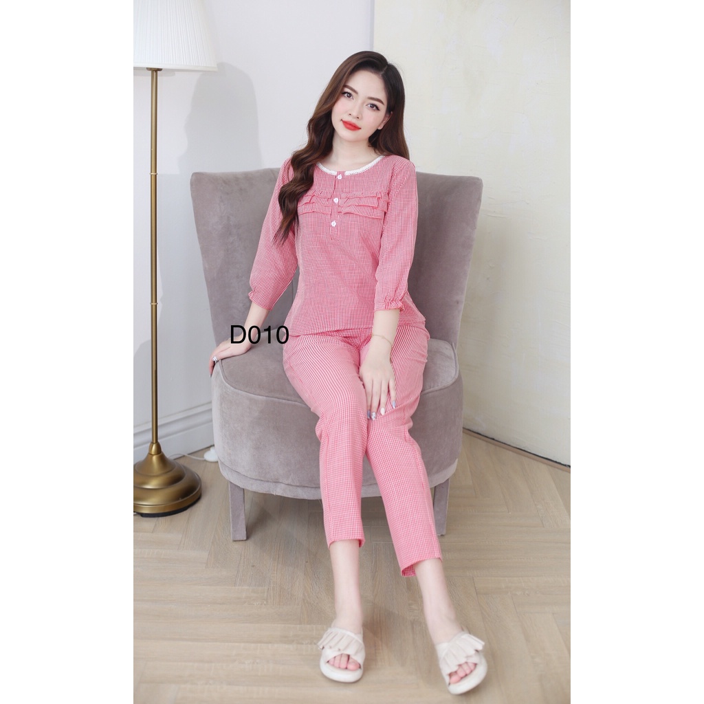 Quần áo nữ,đồ bộ mặc nhà,đồ ngủ đẹp,bộ đồ mặc sau sinh chất kate thái rẻ đẹp,mã D025 và D015 | BigBuy360 - bigbuy360.vn