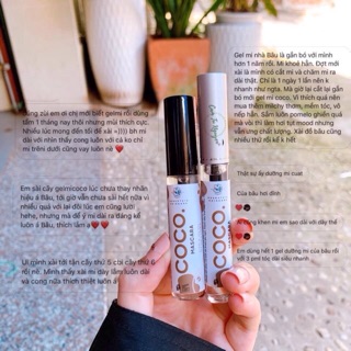 Gel mi coco - mascara dưỡng mi dầu dừa handmade
