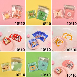 Set 100 Túi Đựng Bánh Kẹo In Họa Tiết Dễ Thương