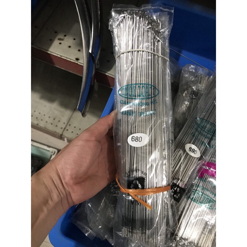 Căm Lan Hoa Xe Đạp Inox 304 Cây Không Hít Đầu Thau Chất Lượng Cao