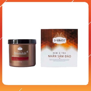 Kem ủ tóc nhân sâm đào s-white ⚡ 𝗙𝗥𝗘𝗘 𝗦𝗛𝗜𝗣 ⚡ giúp tóc chắc khỏe _ 500g